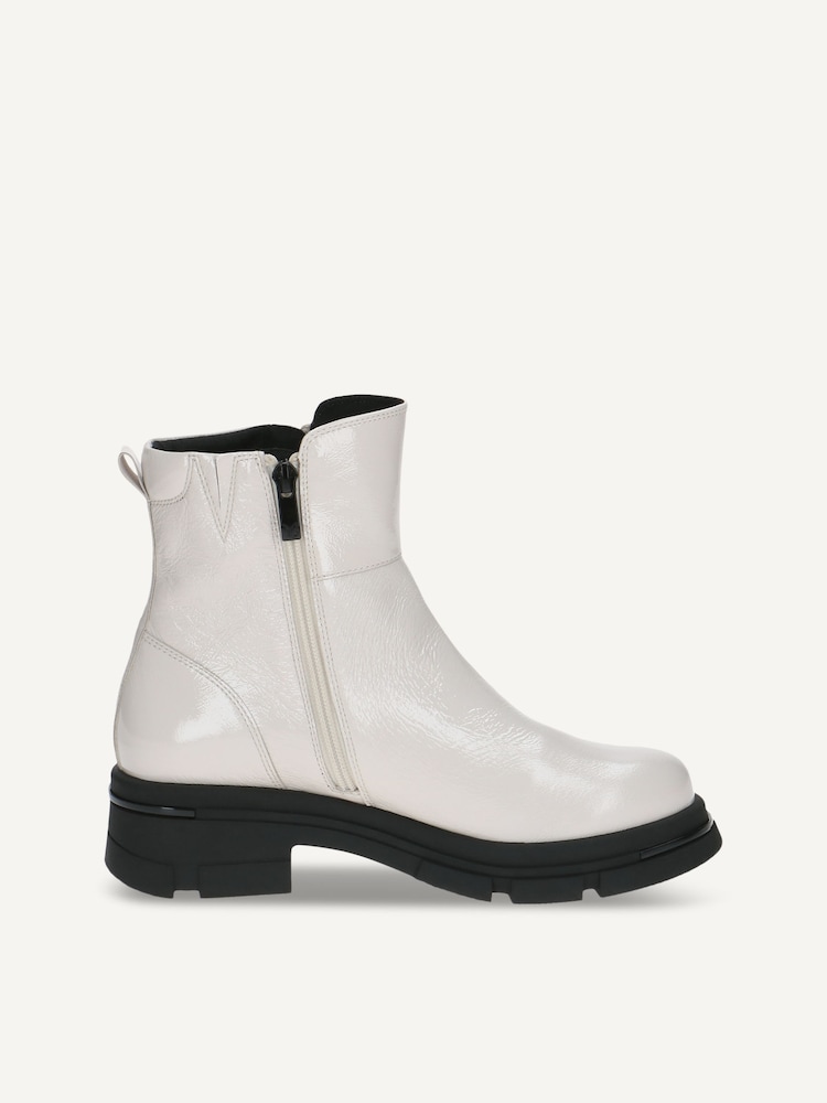 Caprice, Bottine en cuir - blanc WHITE NAPLAK, image 3 sur 5