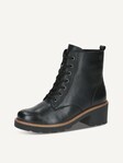 Not selected, Caprice, Leather Bootie - black warm lining BLACK NAPPA