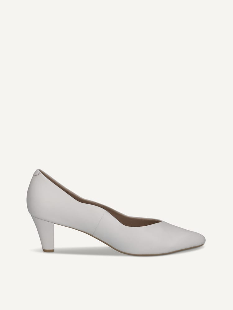 Caprice, Escarpin en cuir - blanc WHITE NAPPA, image 5 sur 10