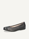 Not selected, Caprice, Leather Ballerina - blue OCEAN SOFTNAP.