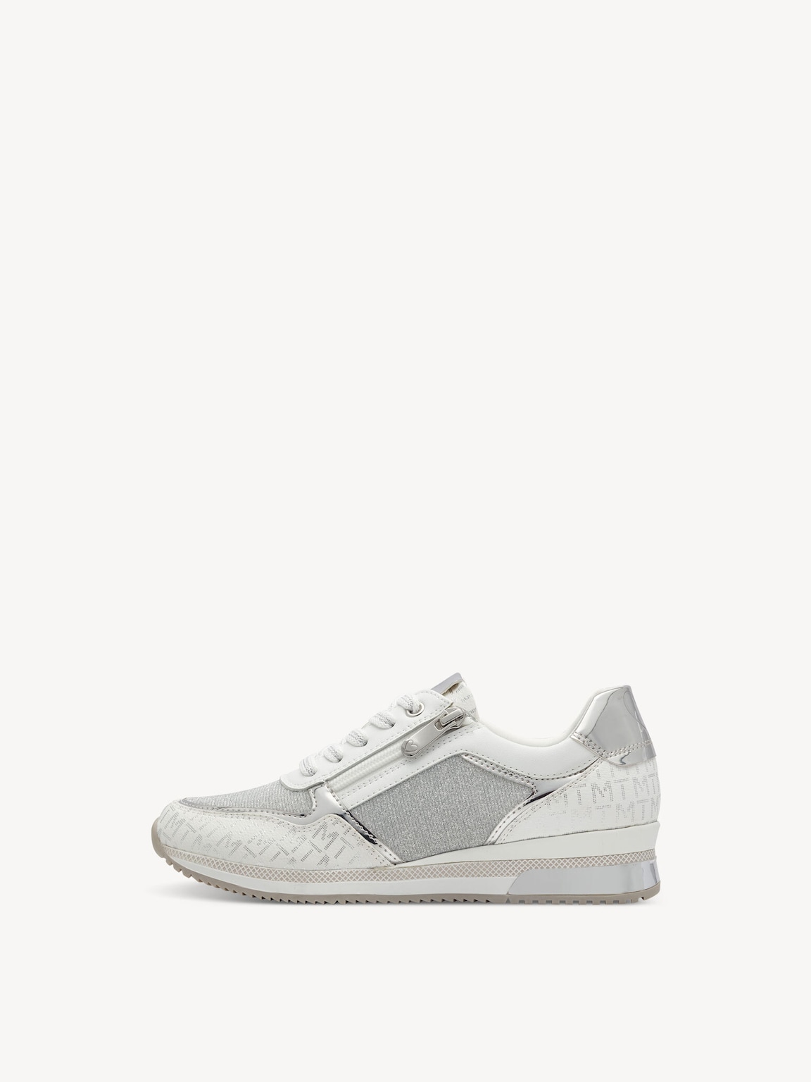 Marco Tozzi, Sneaker - bianco WHITE/SILVER, immagine 1 di 6