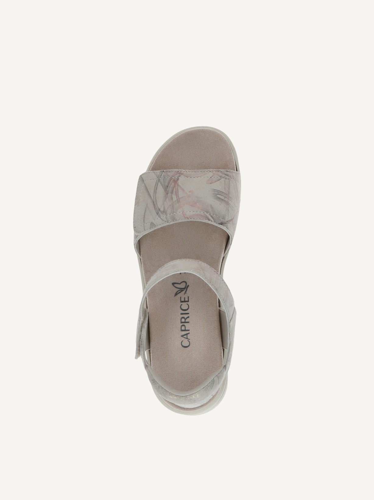 Caprice, Sandale à talon en cuir - blanc OFFWHITE MULTI, image 4 sur 5