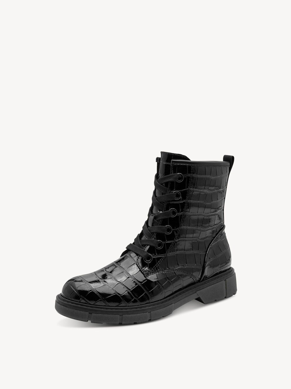 Marco Tozzi, Bottine - noir BLACK CROC.PAT, image 1 sur 6