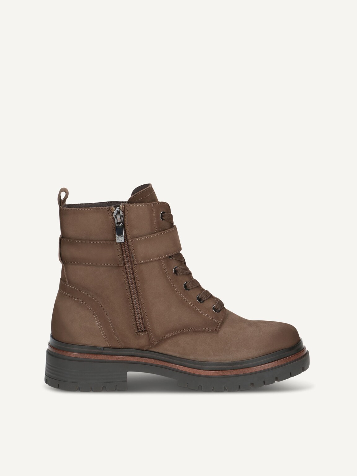 Caprice, Leather Bootie - beige TAUPE NUBUC, image 3 of 5