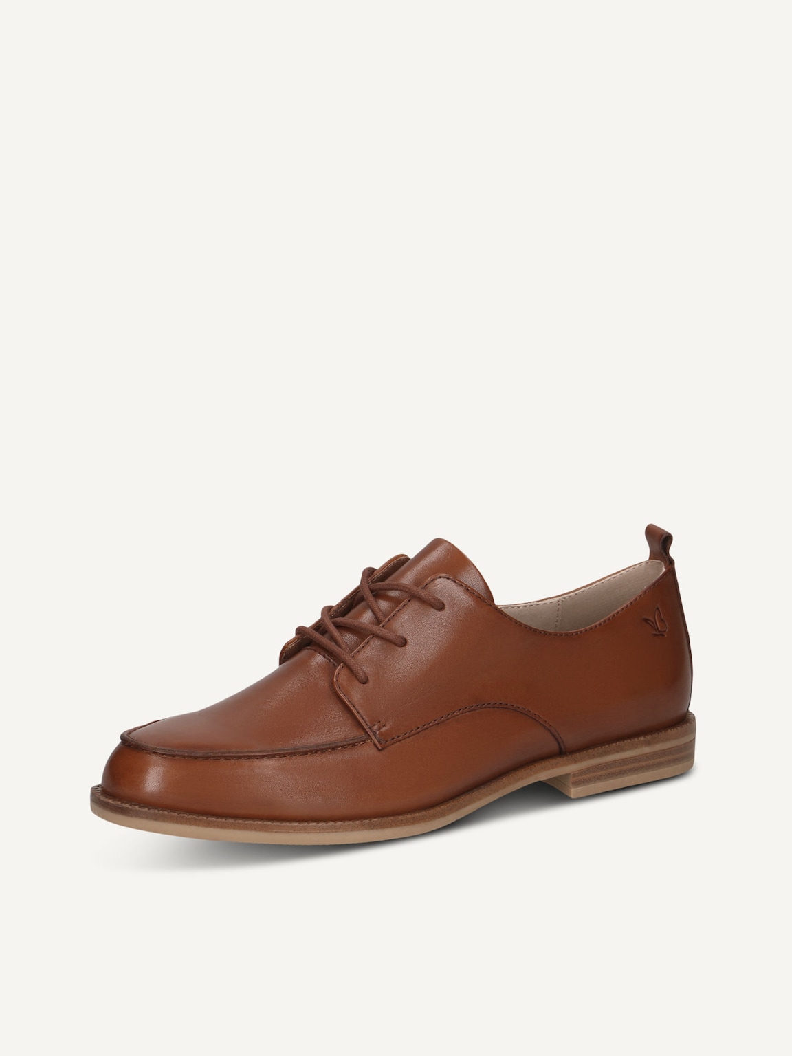 Caprice, Leather Low shoes - brown COGNAC NAPPA, image 1 of 5