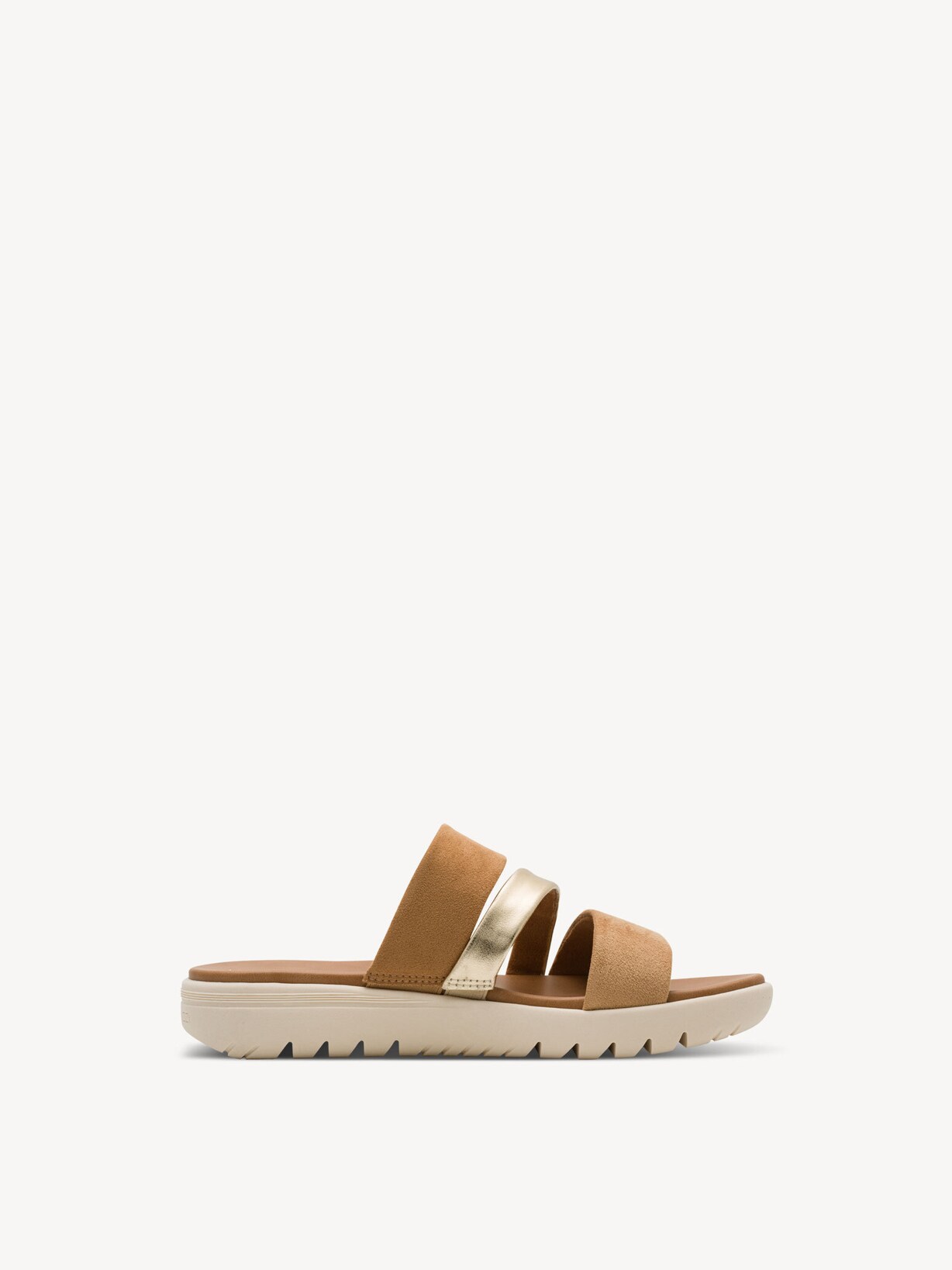Marco Tozzi, Ciabatte - beige ALMOND COMB, immagine 6 di 6