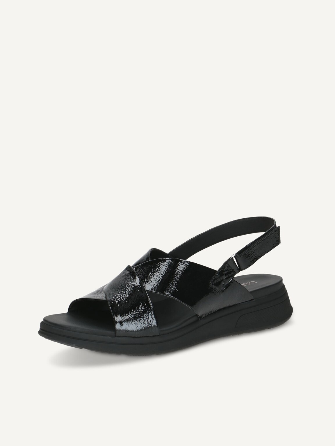 Caprice, Leather Sandal - black BLACK NAPLAK, image 1 of 5