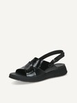 Not selected, Caprice, Leather Sandal - black BLACK NAPLAK