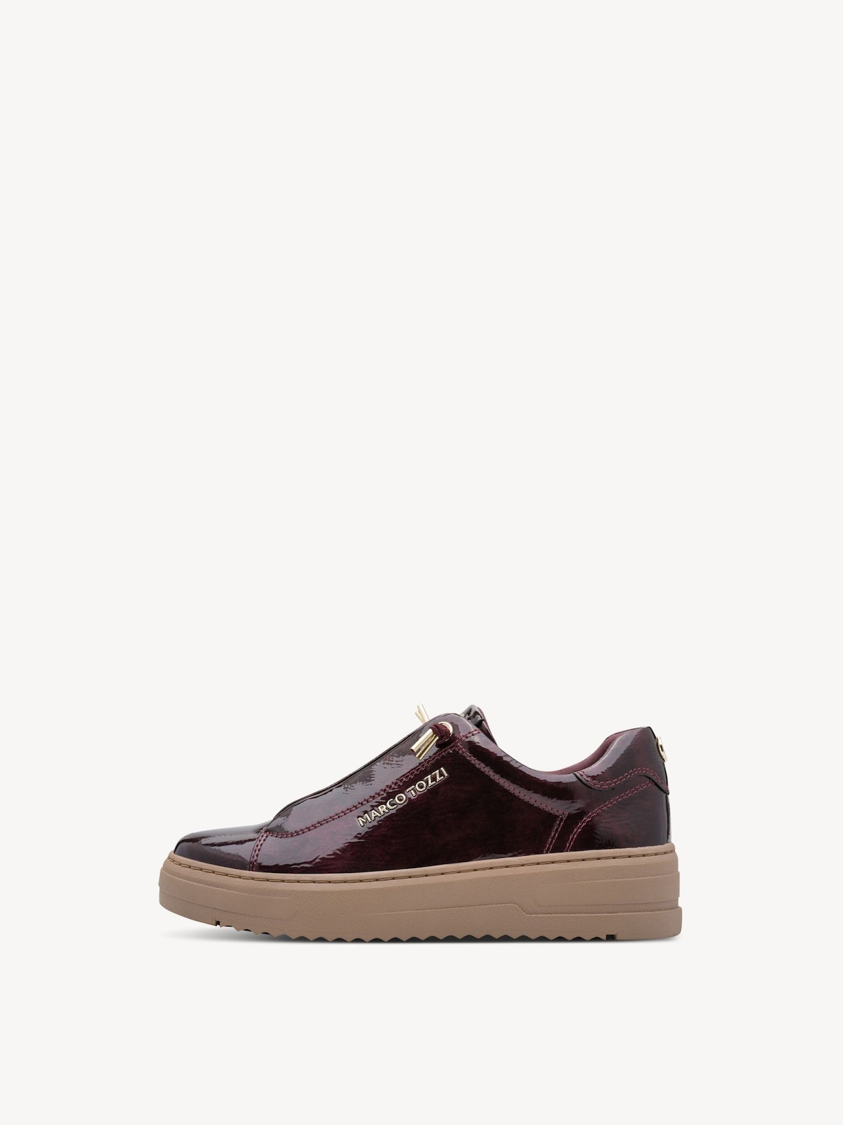 Marco Tozzi, Sneaker - red MULBERRY PAT., image 2 of 6