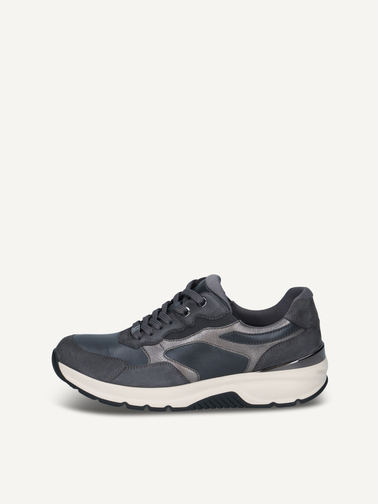 Caprice, Ledersneaker - grau DK GREY COMB, Bild 1 von 5