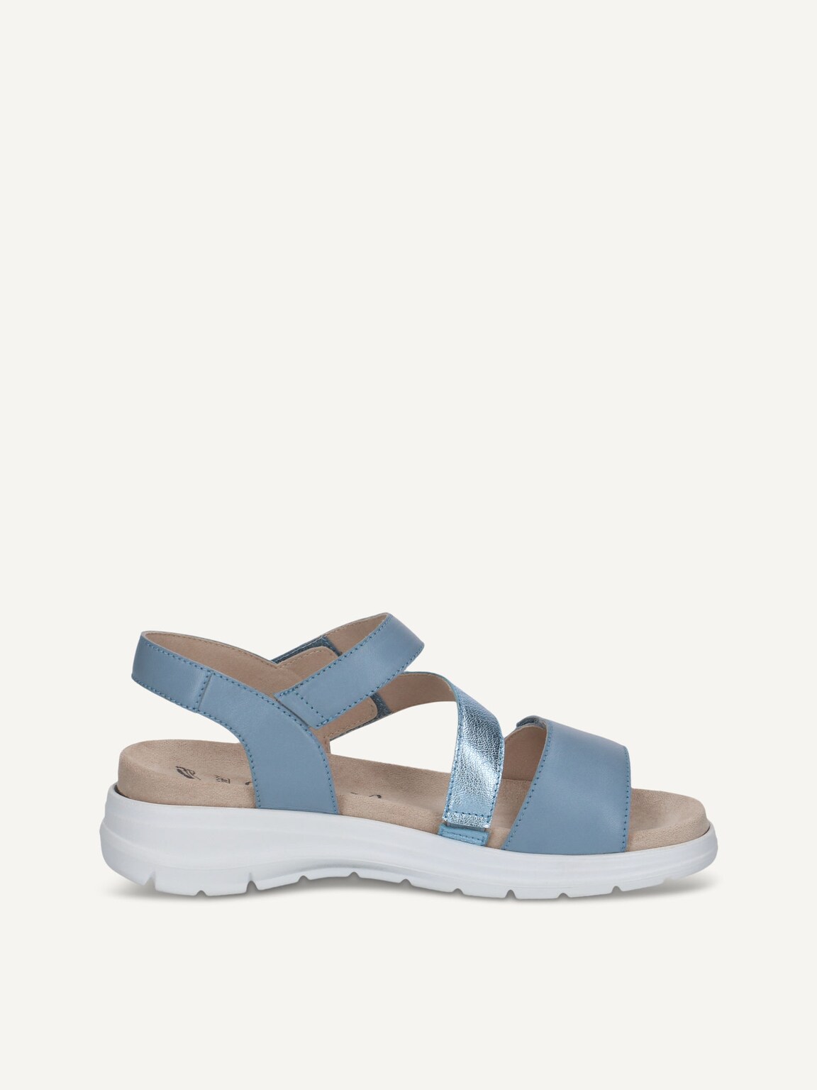 Caprice, Leather Sandal - blue BLUE COMB, image 3 of 5