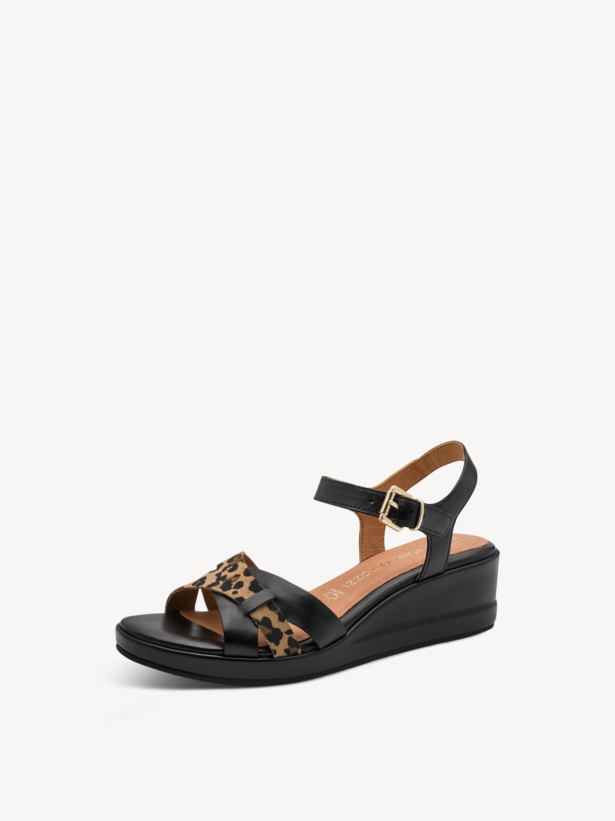 Marco Tozzi, Sandalette - sort BLACK COMB, billede 1 af 6