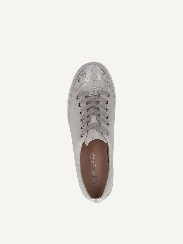 Caprice, Leather Sneaker - white OFFWHITE/SILV., image 6 of 6
