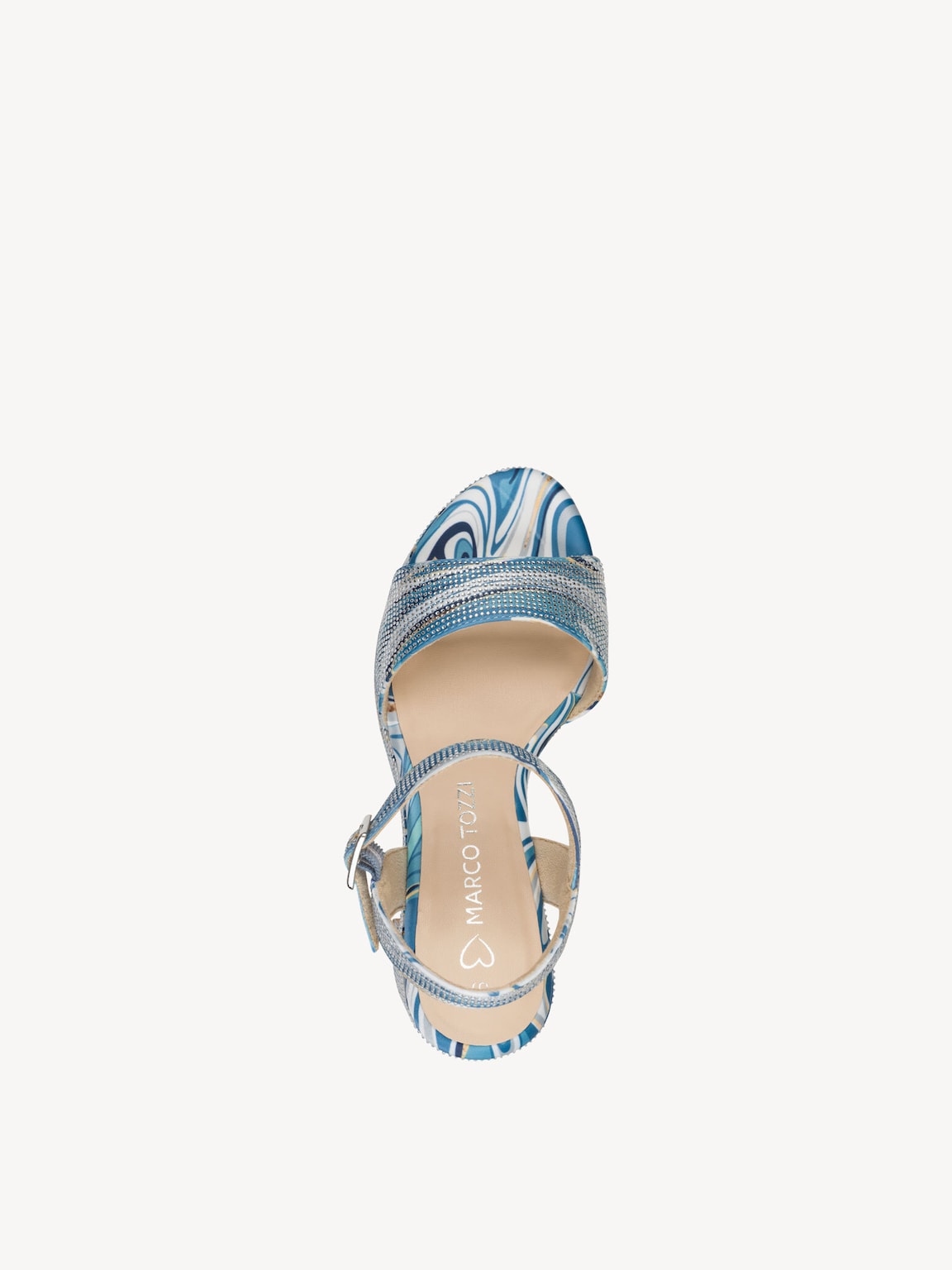 Marco Tozzi, Sandalo - blu LT.BLUE MULTI, immagine 3 di 6