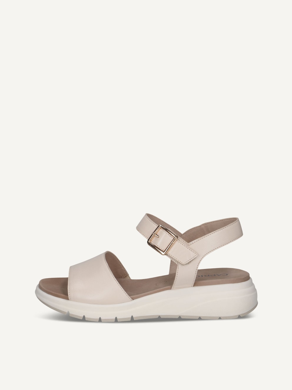 Caprice, Sandale en cuir - beige CREAM PERLATO, image 1 sur 5