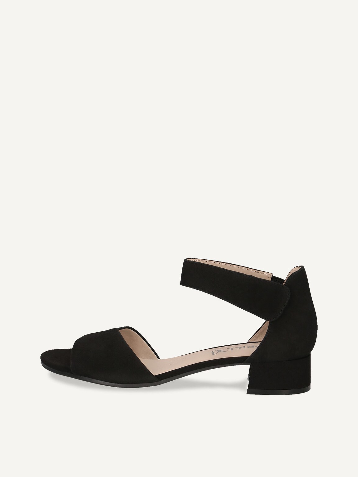 Caprice, Leather Heeled sandal - black BLACK SUEDE, image 2 of 5