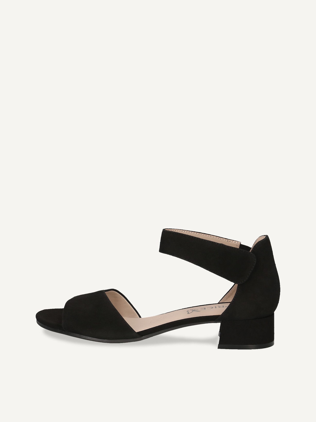 Caprice, Sandale à talon en cuir - noir BLACK SUEDE, image 1 sur 5