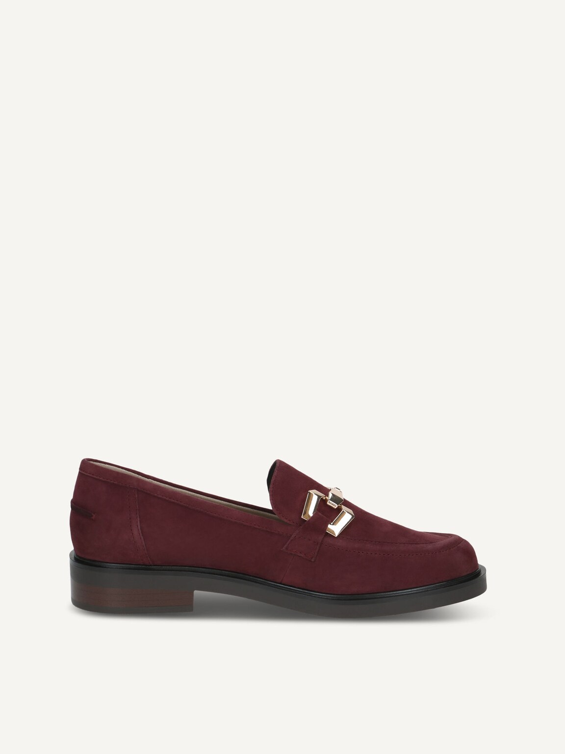 Caprice, Leather Slipper - red BORDEAUX SUEDE, image 4 of 6