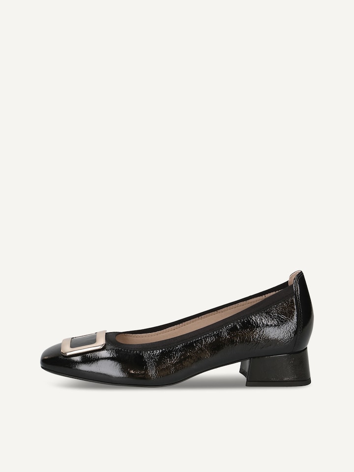 Caprice, Escarpin en cuir - noir BLACK NAPLAK
