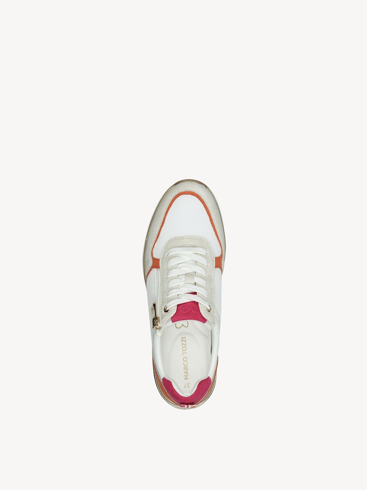 Marco Tozzi, Sneaker - bianco WHITE/PINK, immagine 3 di 6