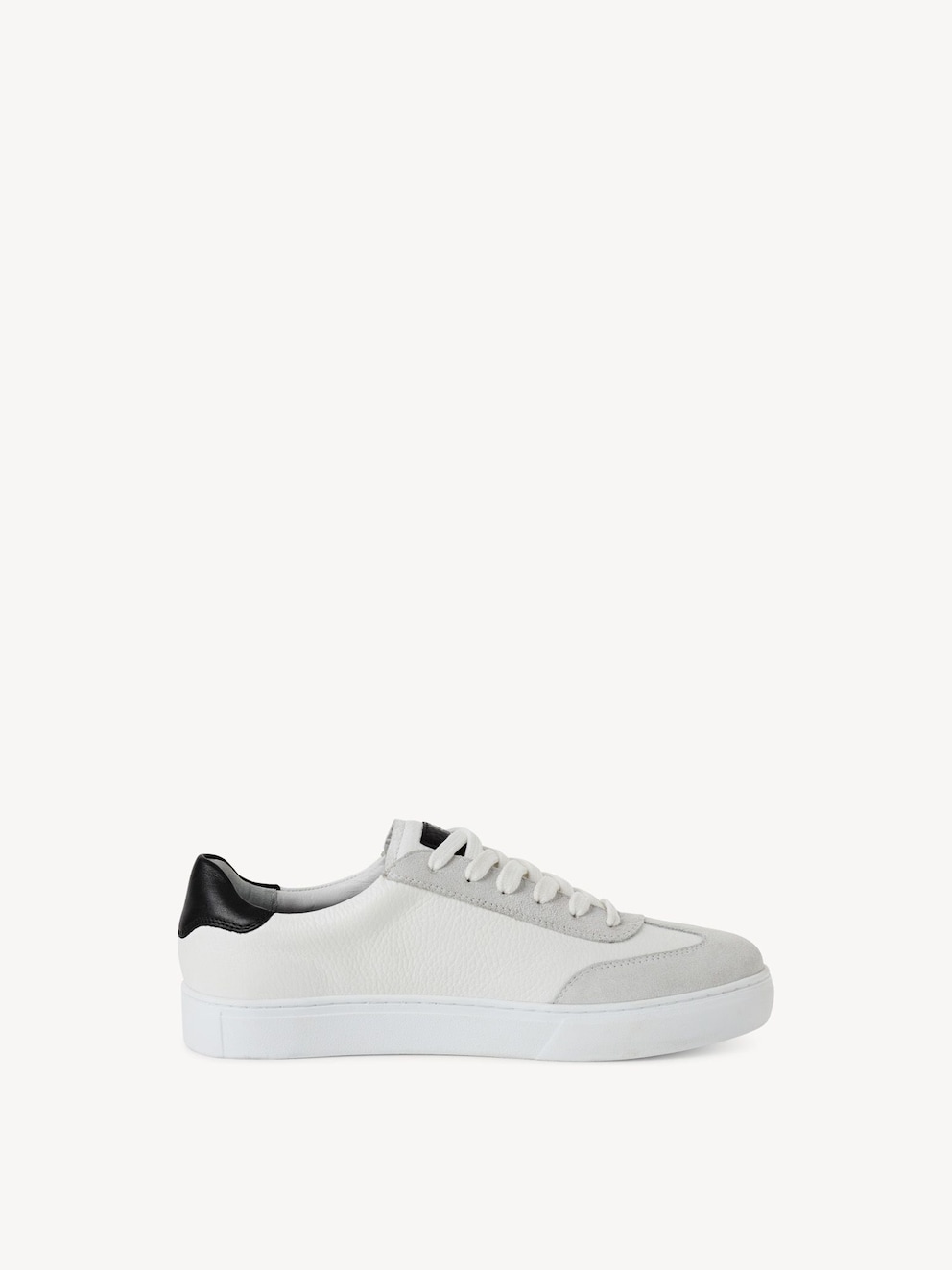 Marco Tozzi, Leren Sneaker - wit WHITE/BLACK, afbeelding 7 van 7