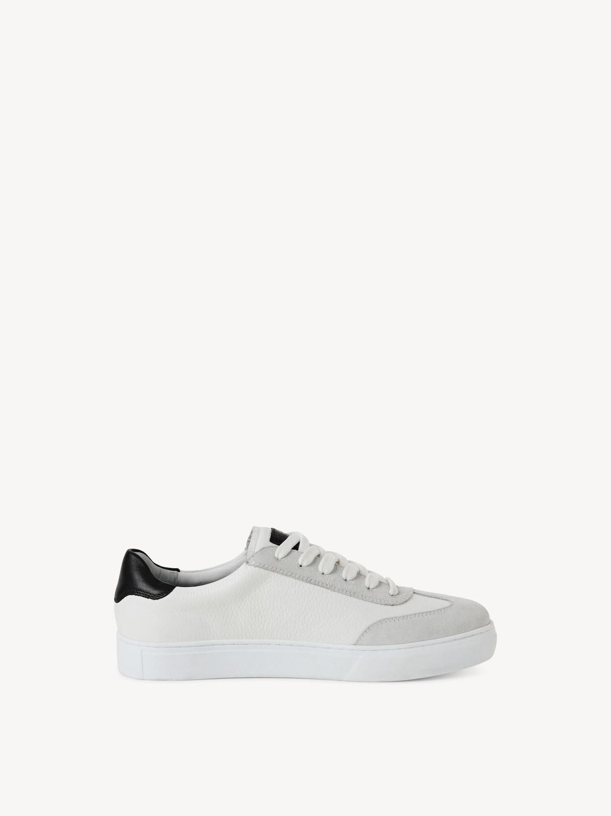 Marco Tozzi, Leren Sneaker - wit WHITE/BLACK, afbeelding 7 van 7