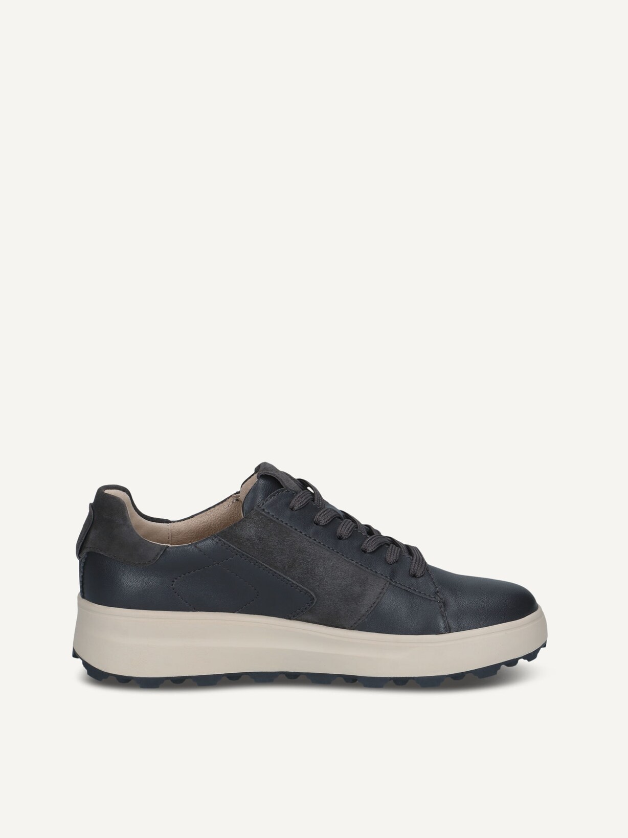 Caprice, Ledersneaker - grau DK GREY COMB, Bild 3 von 5