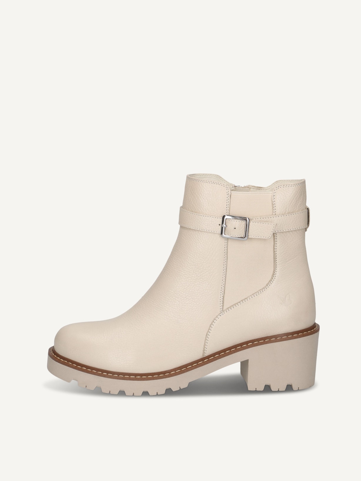 Caprice, Bottine en cuir - blanc doublure chaude OFFWHITE PERL., image 1 sur 6