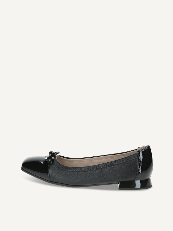Caprice, Ballerine - noir BLACK COMB I