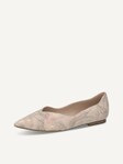 Not selected, Caprice, Leather Ballerina - white OFFWHITE MULTI