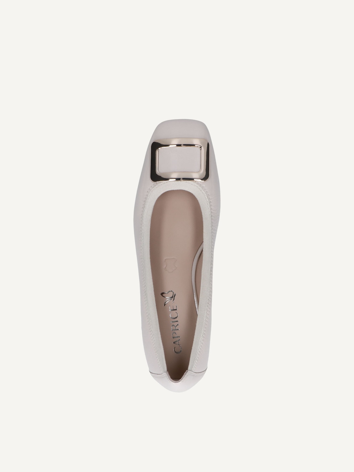 Caprice, Leather Pumps - white SNOW NAPLAK, image 5 of 5