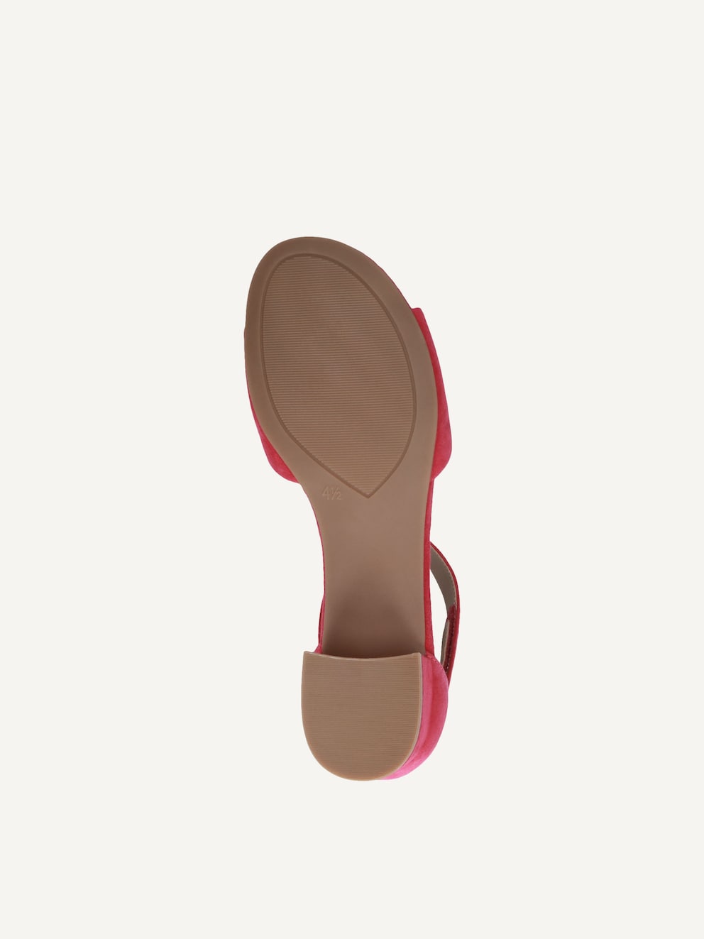 Caprice, Sandale à talon en cuir - rose vif PINK SUEDE, image 6 sur 6