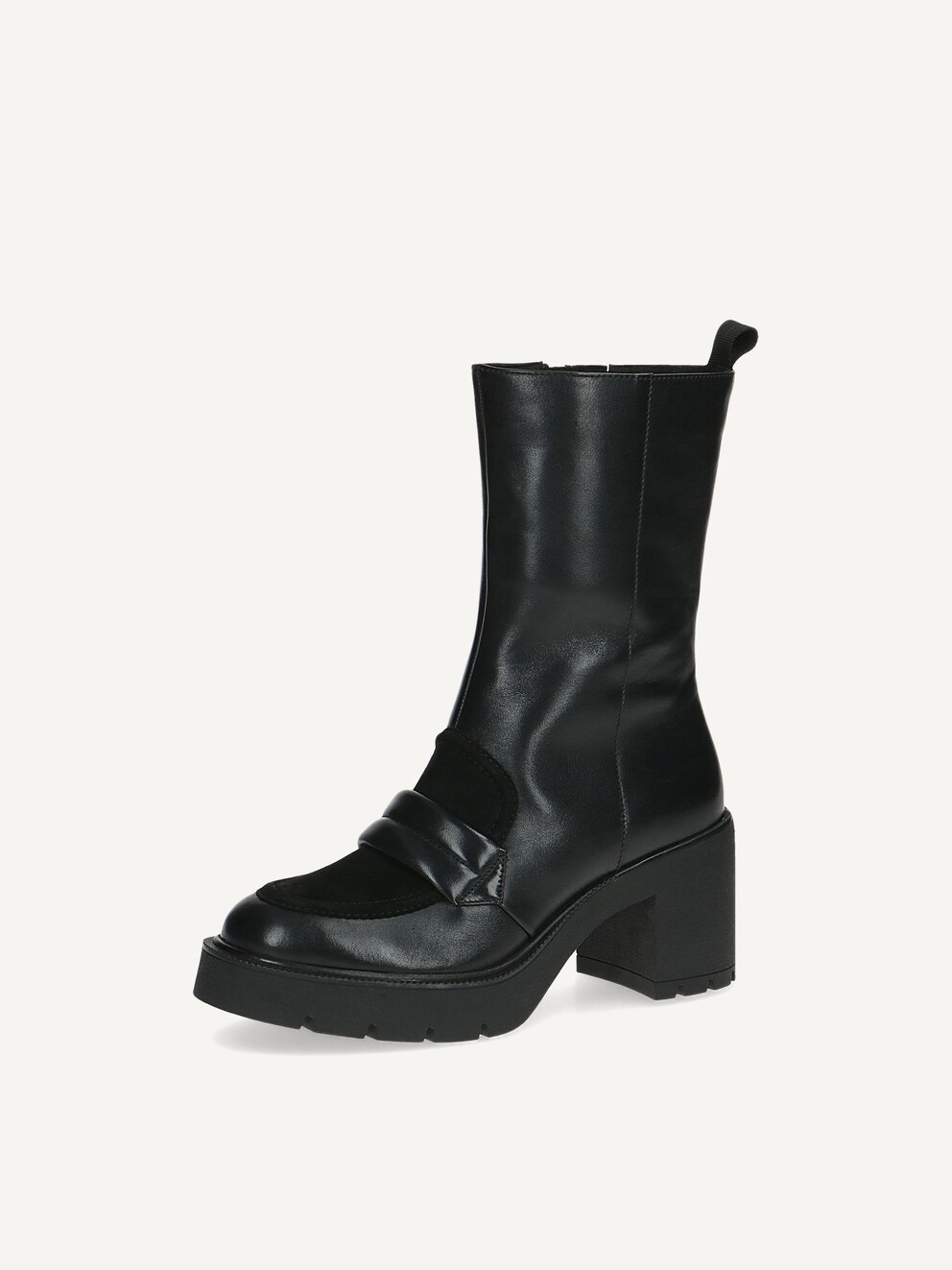 Caprice, Leather Bootie - black BLACK COMB I, image 1 of 6