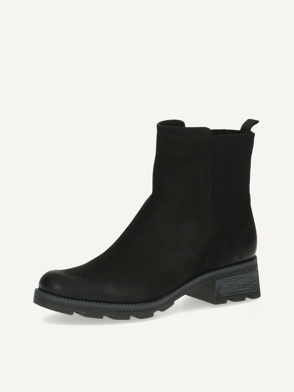 Caprice, Bottine en cuir - noir BLACK NUBUC, image 2 sur 5