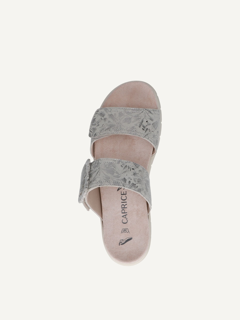 Caprice, Mule en cuir - blanc OFFWHITE/SILV., image 5 sur 6