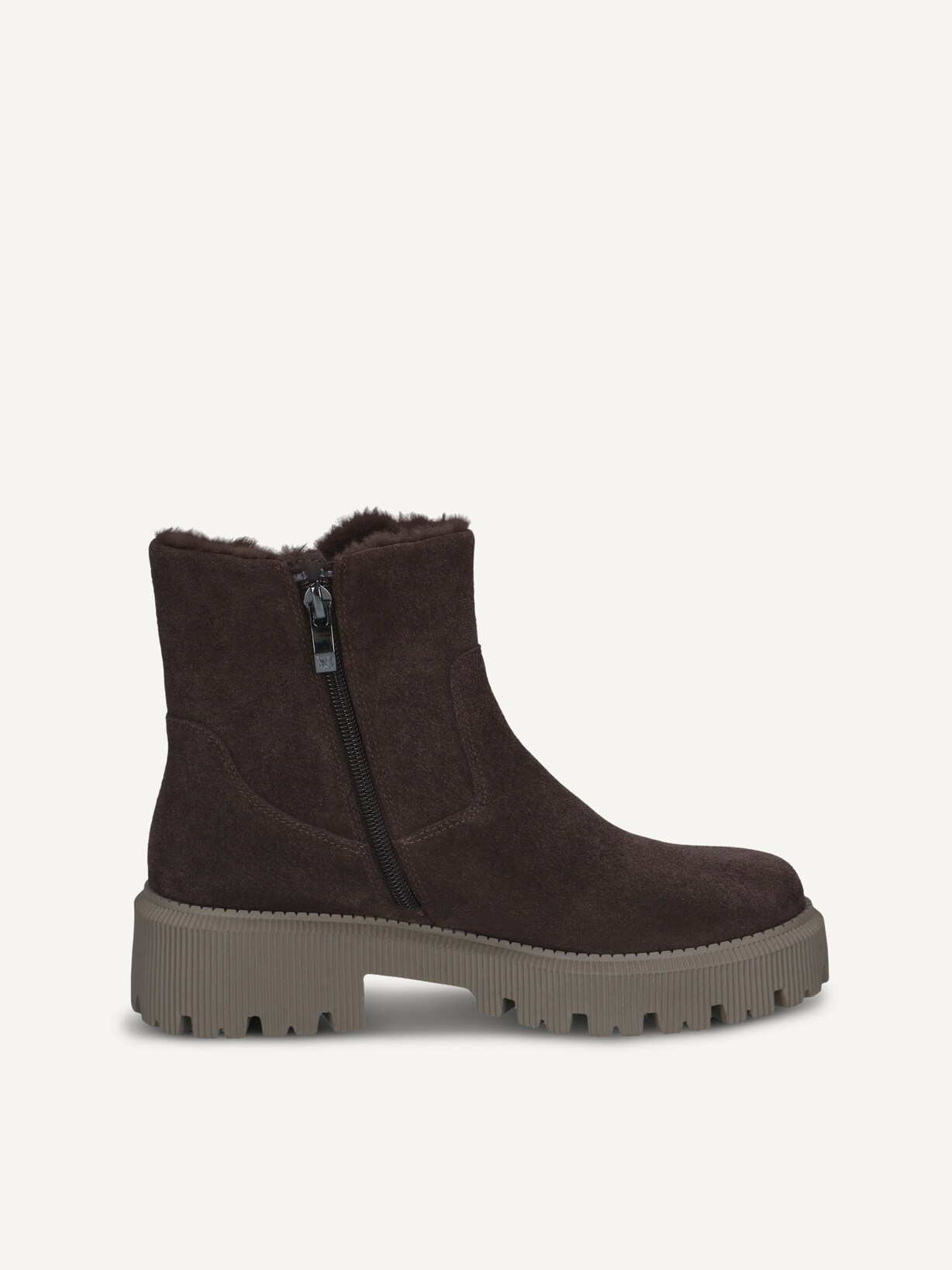 Caprice, Läderankelboots - brun DK BROWN SUEDE, bild 4 av 6