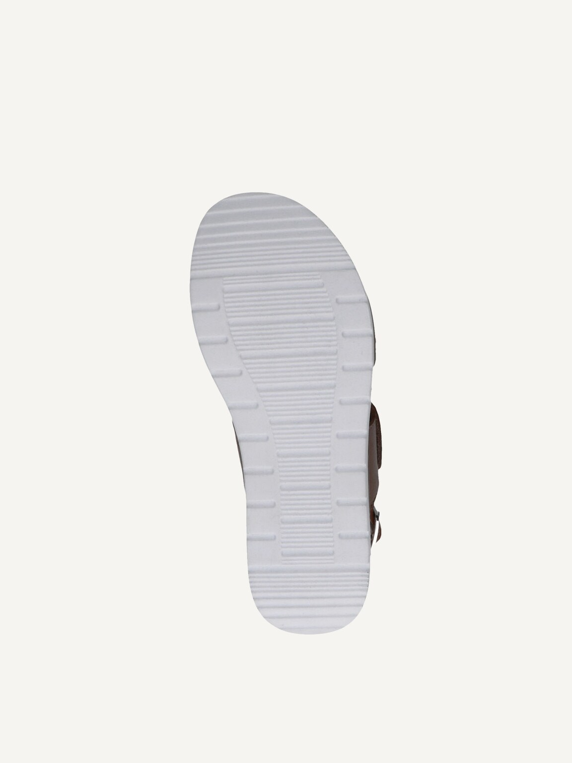 Caprice, Leather Heeled sandal - brown TAUPE PERLATO, image 4 of 5