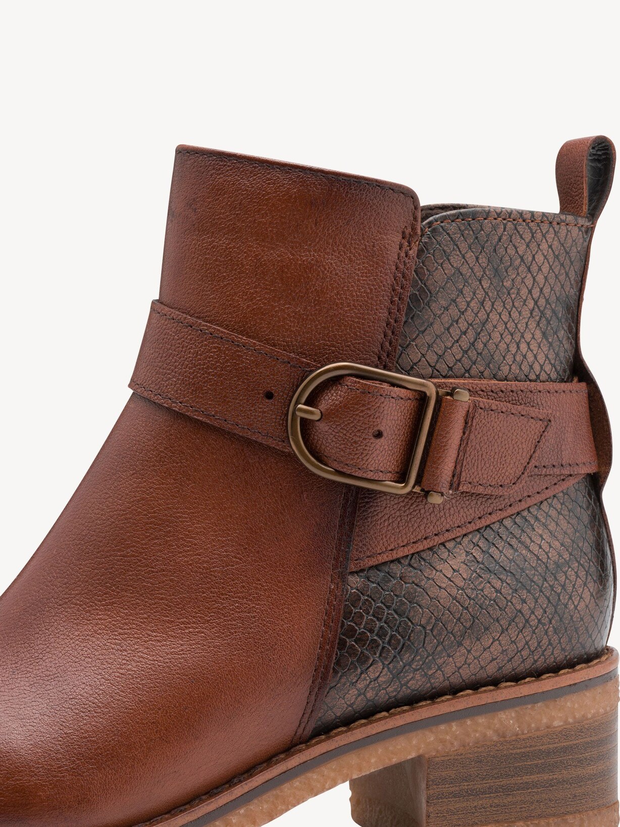 Marco Tozzi, Enkellaarsje - bruin COGNAC COMB, afbeelding 4 van 6