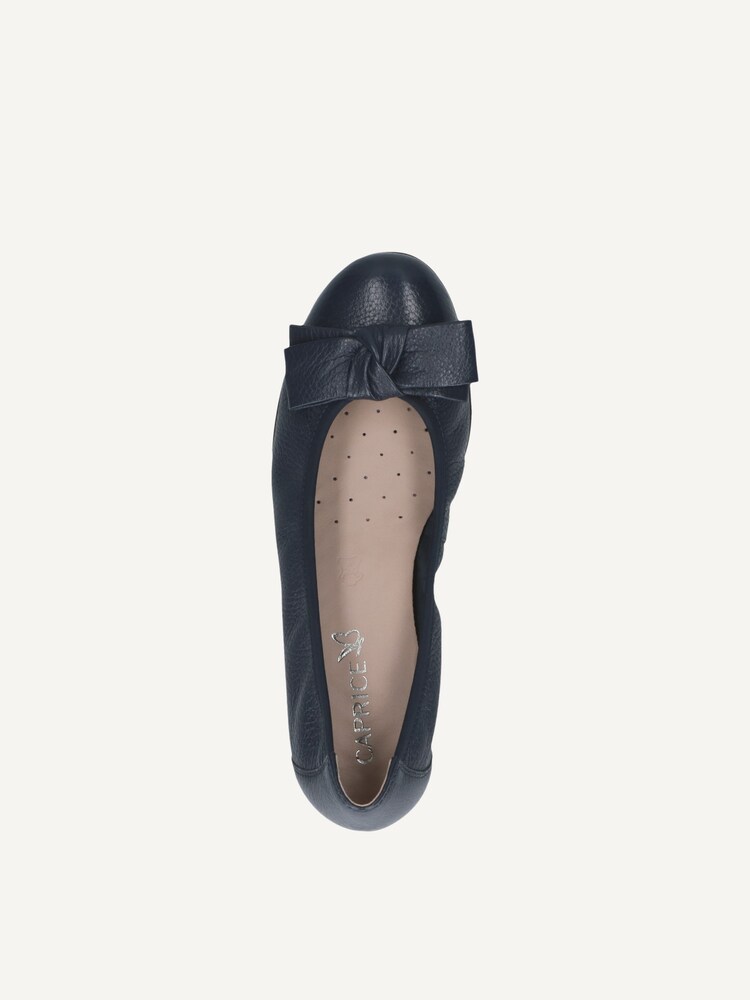 Caprice, Ballerine en cuir - bleu OCEAN DEER, image 4 sur 5