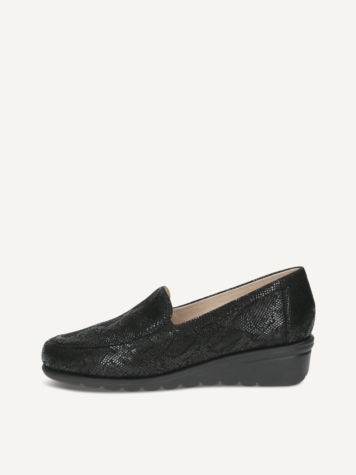 Caprice, Leather Slipper - black BLACK REPTILE, image 2 of 5