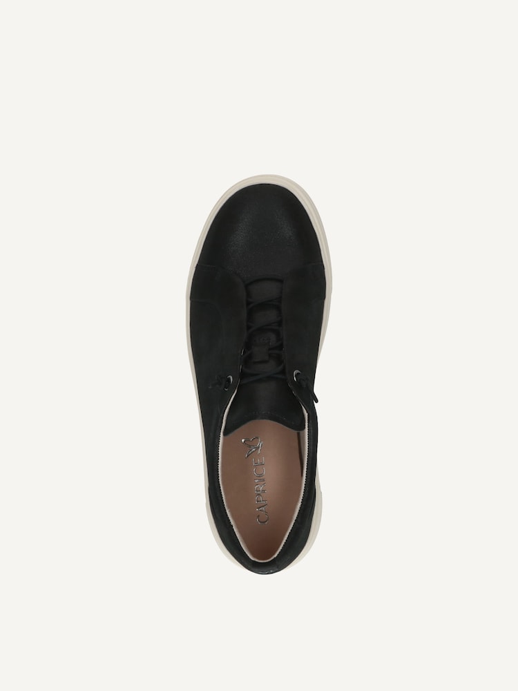 Caprice, Basket en cuir - noir BLACK METALLIC, image 4 sur 5