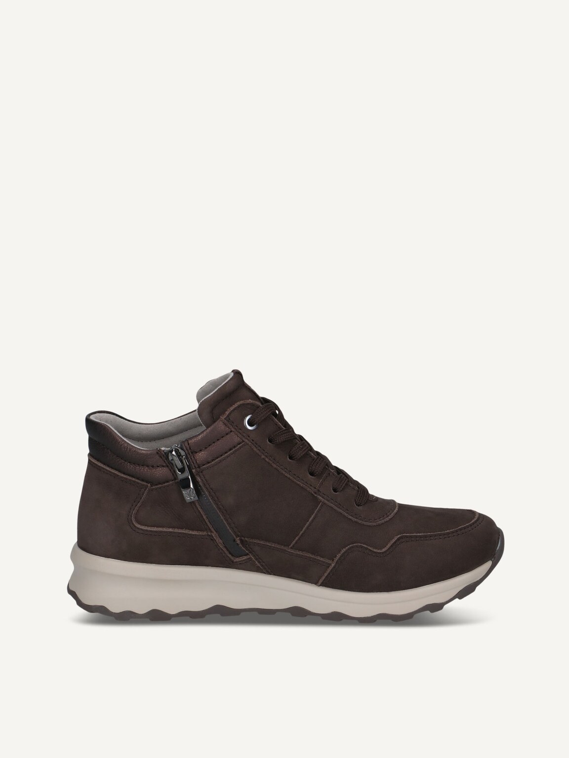 Caprice, Leather Sneaker - brown DK BROWN COMB, image 4 of 6