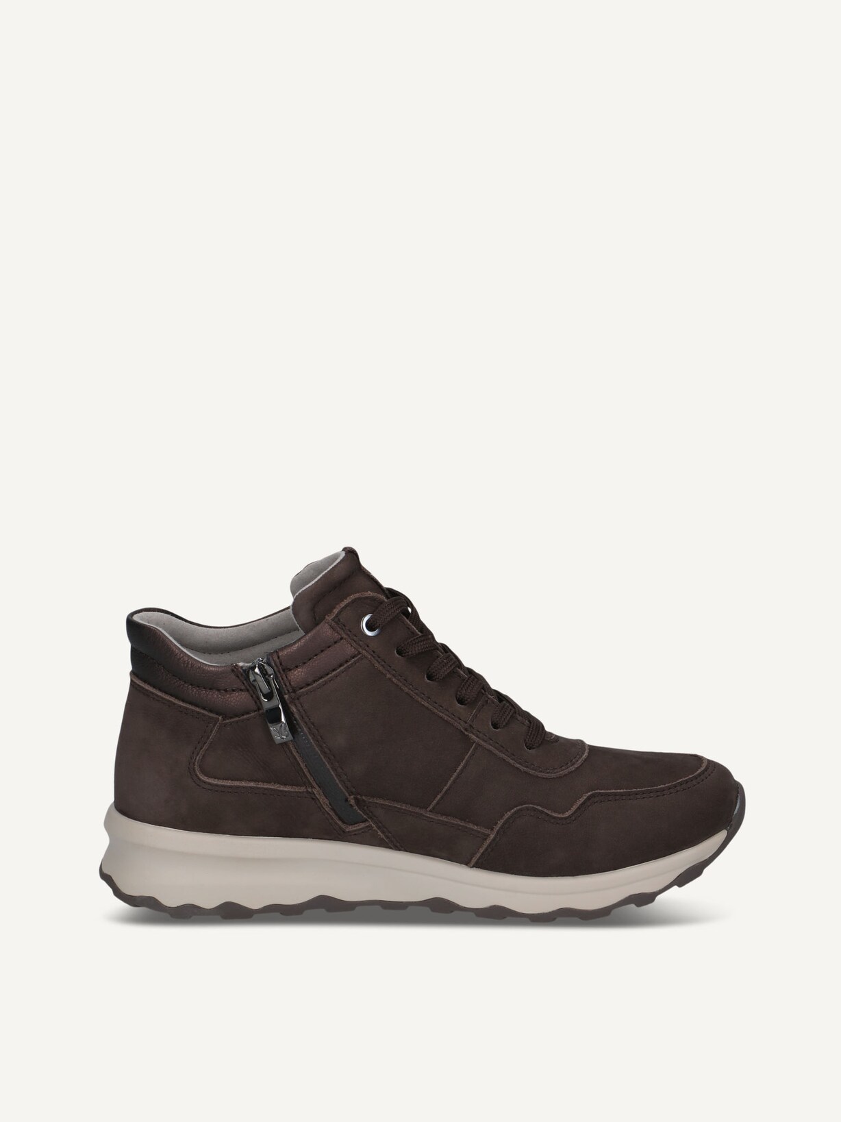 Caprice, Ledersneaker - braun DK BROWN COMB, Bild 4 von 6