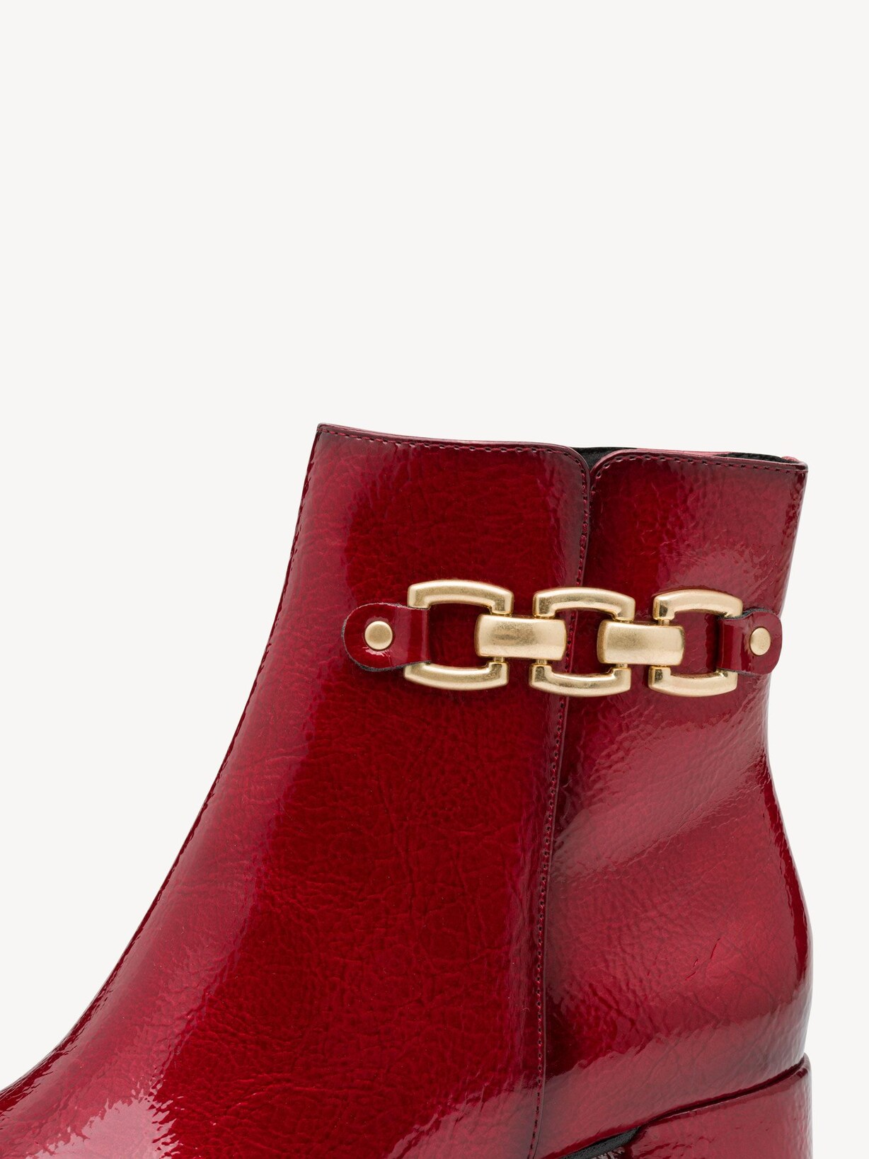 Marco Tozzi, Stiefelette - rot DK.RED PAT., Bild 5 von 7