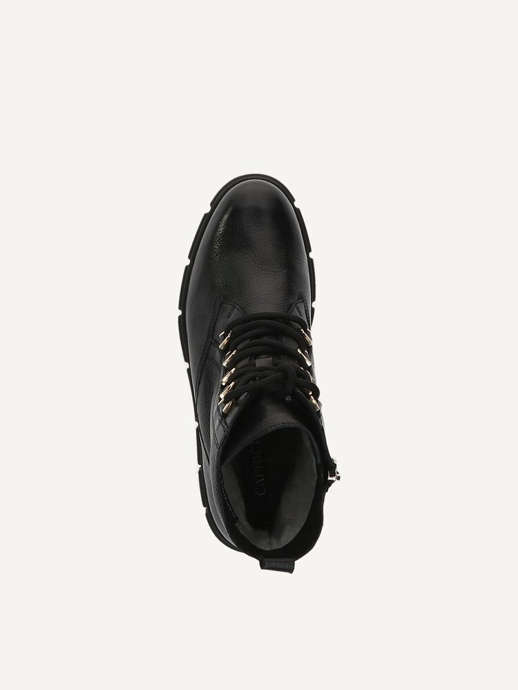 Caprice, Bottine en cuir - noir doublure chaude BLACK NAPPA, image 4 sur 5
