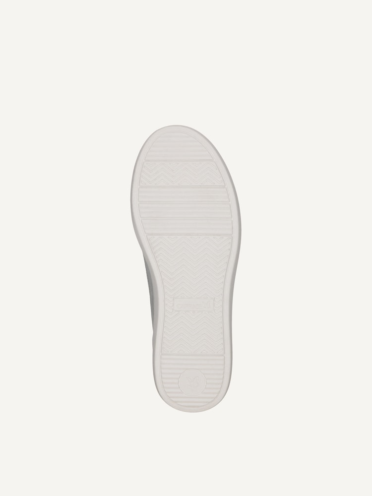 Caprice, Basket en cuir - blanc WHITE/SILVER, image 5 sur 5
