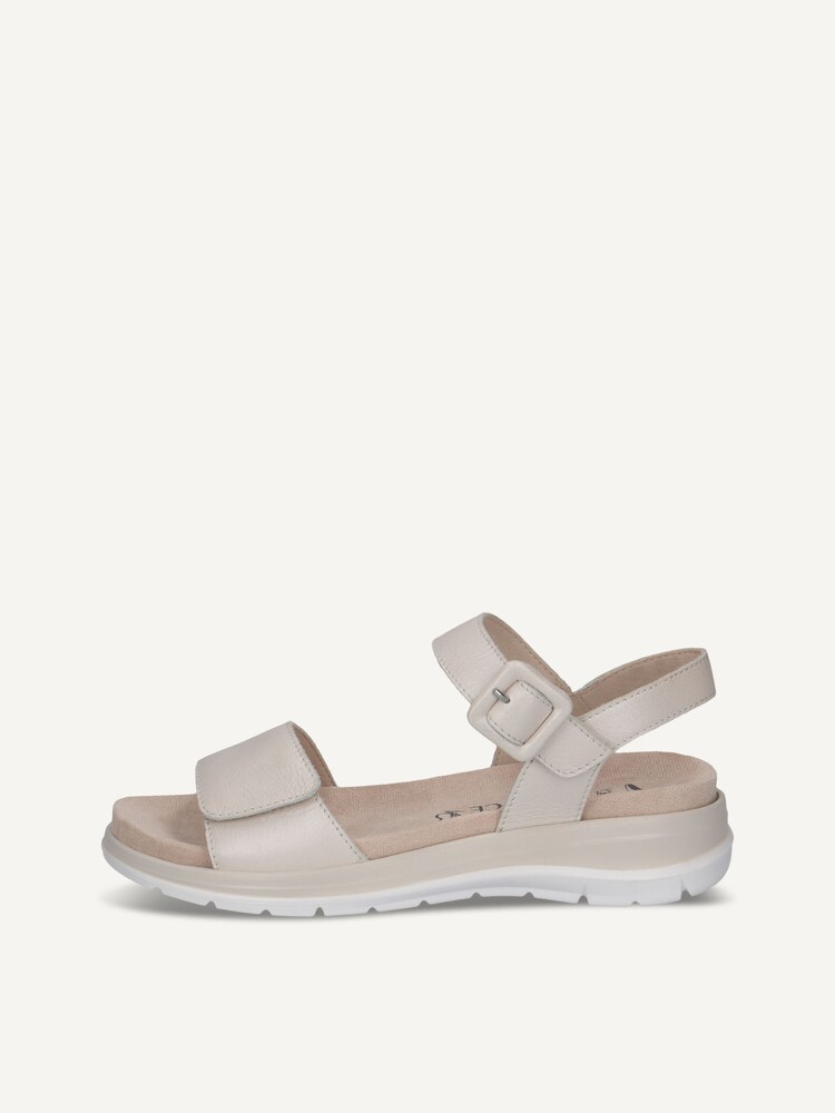 Caprice, Leather Sandal - offwhite PEARL NAPPA, image 3 of 6