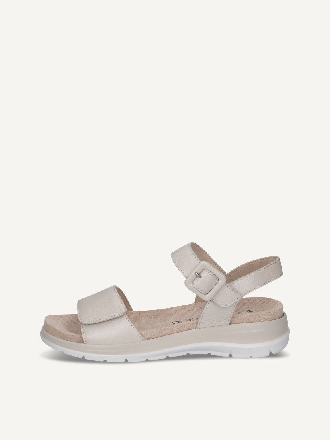 Caprice, Leather Sandal - offwhite PEARL NAPPA, image 3 of 6