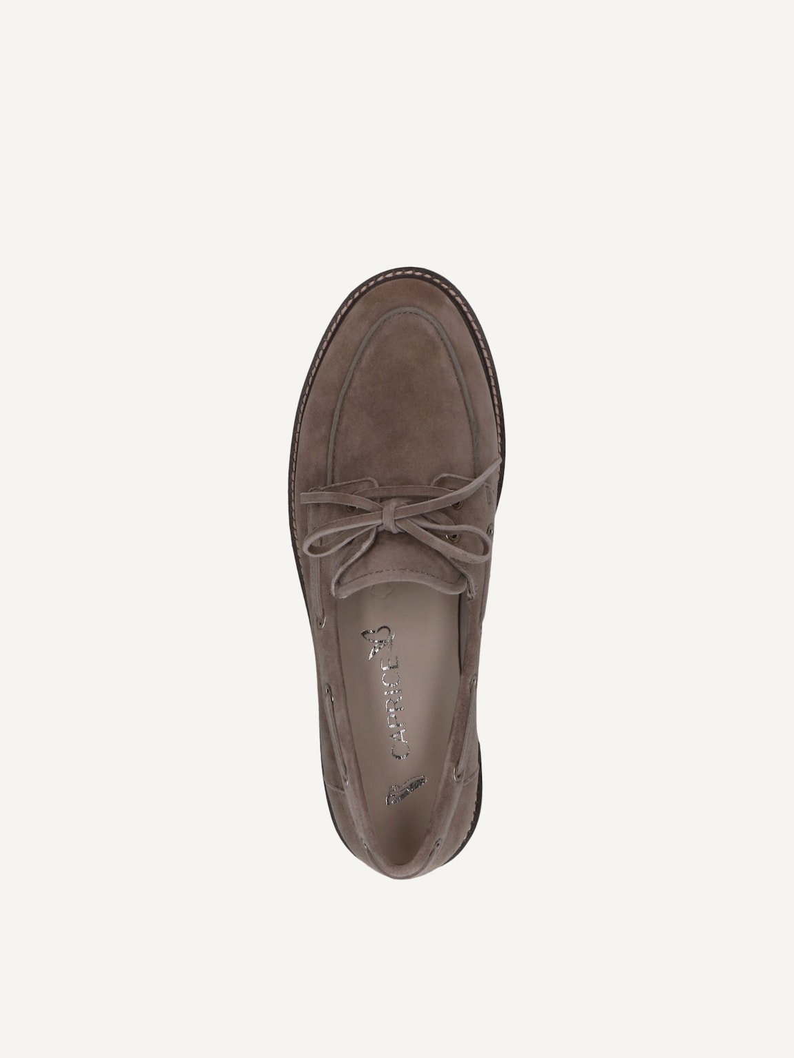 Caprice, Leather Low shoes - brown TAUPE SUEDE, image 6 of 6