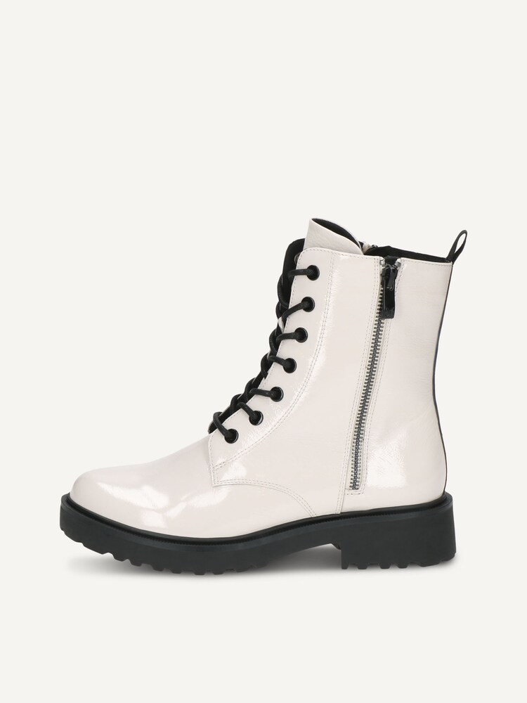 Caprice, Leather Bootie - white WHITE NAPLAK, image 4 of 10
